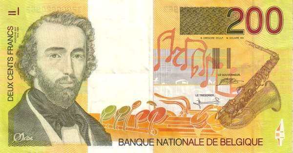 BelgiumPick148ND1995200Francs144x76A