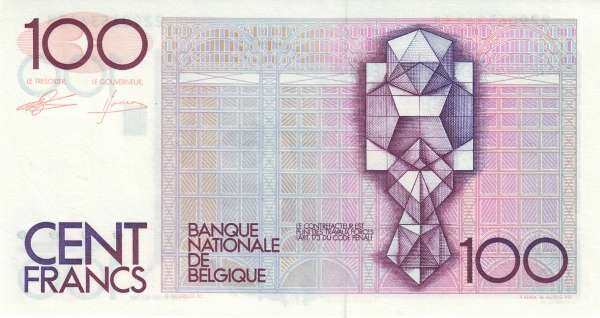 BelgiumPick142ND1982-94100Francs142x76B