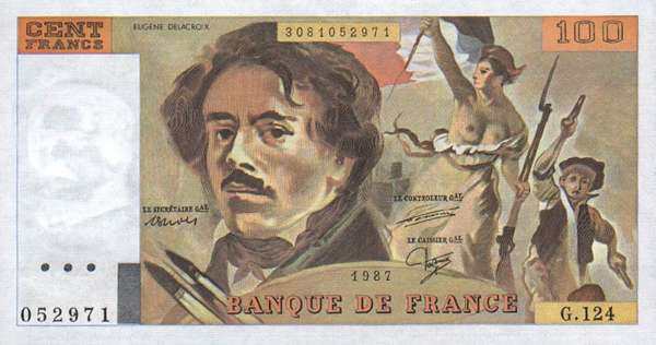 FrancePick154c1987100Francs160x85A