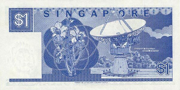 SingaporePick18aND1987-881Dollar125x63B