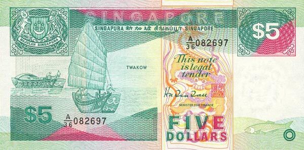 SingaporePick19ND19895Dollars133x66A