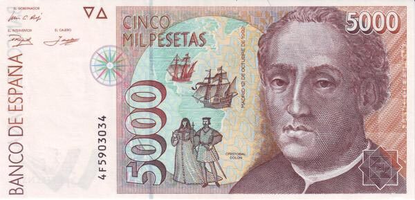 SpainPick16519925000Pesetas146x71A